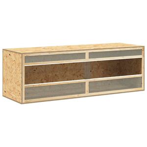 vidaXL Terrarium Holzwerkstoff 144x46x48 cm