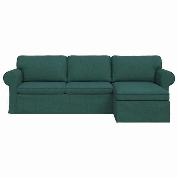 vidaXL Sofa Dunkelgr&uuml;n
