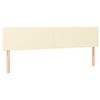 vidaXL Kopfteile Creme 160x5x78/88 cm Kunstleder