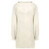 vidaXL Decken-Hoodie KINN Creme L Baumwolle