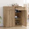 vidaXL Badschrank Artisan-Eiche 80 x 42,5 x 93,5 cm Holzwerkstoff