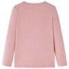 Kinder-Langarmshirt Rosa 104