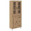 vidaXL Highboard Artisan-Eiche 69,5 x 34 x 90 cm Holzwerkstoff