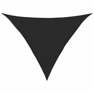 vidaXL Sonnensegel 160 g/m&sup2; Schwarz 2,5x2,5x3,5 m HDPE