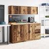 vidaXL Garagen-Wandschrank Altholz-Optik Holzwerkstoff