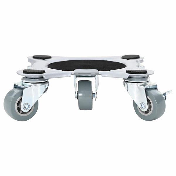 vidaXL Möbelrollen 4 Stk. mit Heber 15,5x15,5x5,5 cm Stahl 1000 kg