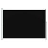 vidaXL Seitenmarkise Ausziehbar 200x300 cm Schwarz