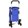 vidaXL Einkaufswagen Blau 47 x 39 x 100,5 cm Oxford Stoff