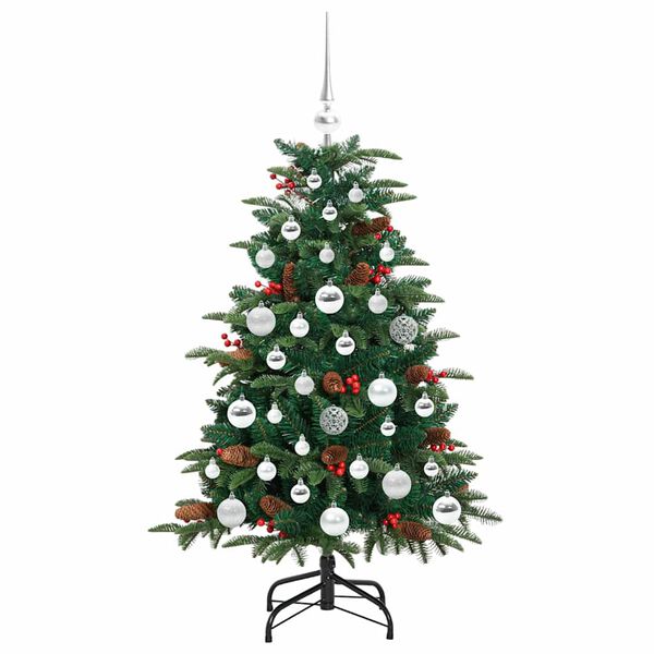 vidaXL K&uuml;nstlicher Weihnachtsbaum mit 150 LEDs mit St&auml;nder Gr&uuml;n 120 cm