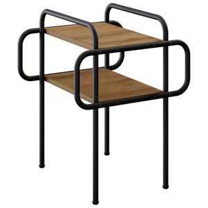 vidaXL Couchtisch Artisan-Eiche 40 x 40 x 51 cm Holzwerkstoff