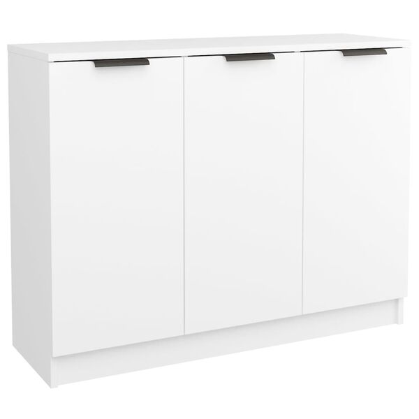 vidaXL Sideboard Weiß 90,5x30x70 cm Holzwerkstoff