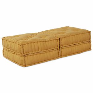 vidaXL Modulare Sofagarnitur 2 stk. Stoff Gelb 140 x 70 x 36 cm