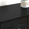 vidaXL Sideboards Corona 2 pcs Schwarz Eichen-Optik 59 x 39 x 80 cm