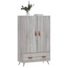 vidaXL Highboard Grau Sonoma 69,5x31x115 cm Holzwerkstoff