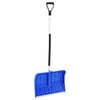 vidaXL Schneeschaufel Blau 145 cm Aluminium