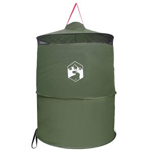 vidaXL Pop-up Toilette Zelt mit Aufh&auml;ngeseil Gr&uuml;n 97 x 126 cm