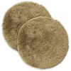 vidaXL Kissenbezug 2 stk. HEERLEN Hellgr&uuml;n &Oslash; 50 cm PV Fleece