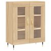 vidaXL Highboard Sonoma-Eiche 69,5x34x180 cm Holzwerkstoff