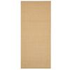 vidaXL Teppich Natur Sisal 66x150 cm