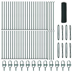 vidaXL Zaunpfosten Gr&uuml;n