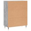 vidaXL Sideboard Betongrau 69,5x34x90 cm Holzwerkstoff