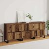 vidaXL Sideboard 3 pcs Altholz 60 x 35 x 70 cm