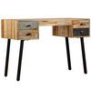vidaXL Schreibtisch Wiederverwertetes Teak Massivholz 110 &times; 50 &times; 76 cm