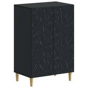 vidaXL Schuhschrank DELFT 59,5 x 39,5 x 90 cm Holzwerkstoff Schwarz