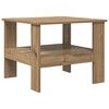 vidaXL Couchtisch Artisan-Eiche 57 x 55 x 45 cm Holzwerkstoff