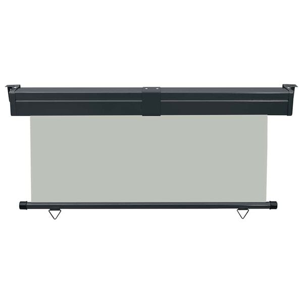 vidaXL Balkon-Seitenmarkise 175x250 cm Grau