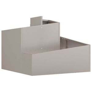 vidaXL Garten-Pflanzgef&auml;&szlig; Braun 60 x 60 x 50 cm Wetterfeststahl