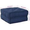 vidaXL Modulare Sofagarnitur Indigo 70 x 70 x 36 cm Stoff