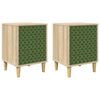 vidaXL Nachttisch GELEEN 2 stk. Sonoma-Eiche 36 x 33 x 50 cm