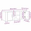 vidaXL TV-Schr&auml;nk Artisan-Eiche 100 x 31,5 x 35 cm Holzwerkstoff