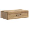 vidaXL Wandmontierter Beistelltisch 59 x 34,5 x 17 cm Holzwerkstoff