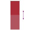 vidaXL Verdunkelungsrollo Rot 40x150cm Stoffbreite 35,7cm Polyester