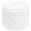 vidaXL Mehrzweck-Allzweckseil 18 mm 25 m Wei&szlig; PP 1995 kg Max. Traglast