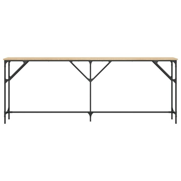 vidaXL Konsolentisch Sonoma-Eiche 200x29x75 cm Holzwerkstoff