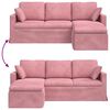 vidaXL Sofa Rosa 198 x 134 x 80 cm Samt