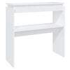 vidaXL Konsolentisch Wei&szlig; 80x30x80 cm Holzwerkstoff