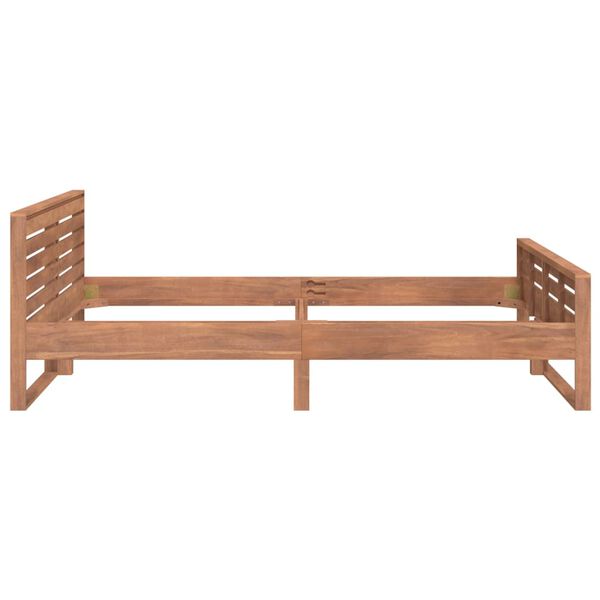 vidaXL Massivholzbett Teak 160x200 cm