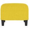 vidaXL Fußhocker Hellgelb 60x50x41 cm Stoff