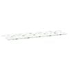 vidaXL Bankpolster Oxford-Stoff Blattdesign 180 x 50 x 3 cm