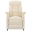 vidaXL Massagesessel Beige Mikrofasergewebe