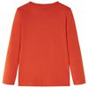 Kinder-Langarmshirt Orange 116