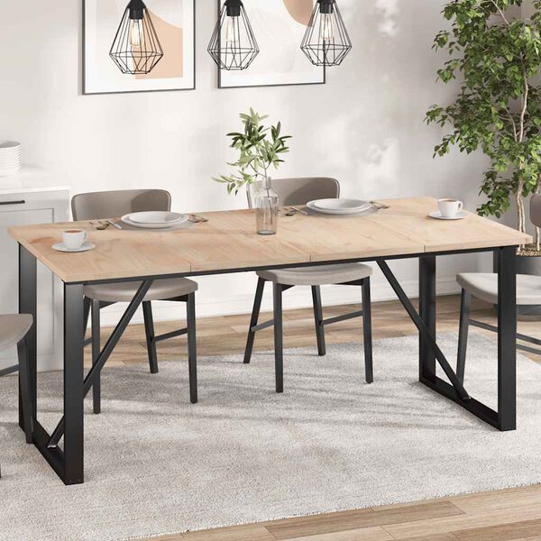 vidaXL Tischplatten 4 Stk. 90x45x2,5 cm Rechteckig Massivholz Kiefer