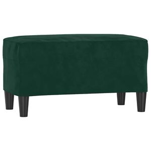 vidaXL Sitzbank Dunkelgr&uuml;n 70x35x41 cm Samt