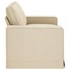 vidaXL Sofa Creme Gesamtabmessungen: 162 x 80 x 82 cm (B x T x H) Samt