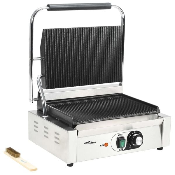 vidaXL Gerillter Panini-Grill 2200 W 43x30,5x20 cm