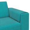 vidaXL Wohnzimmer Couch 3 pcs T&uuml;rkis